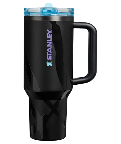 Image of STANLEY x Caitlin Clark Quencher ProTour Flip Straw Tumbler with Leakproof Lid, 40 oz| Built-in Straw and Handle | Cup Holder Compatible for Travel | Insulated Stainless Steel | BPA-Free | Blacktop