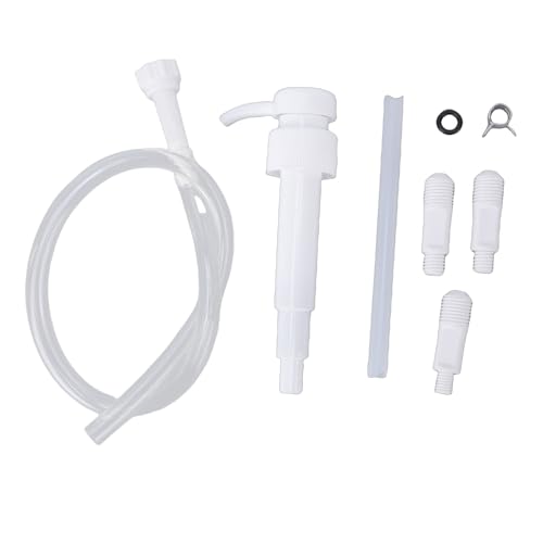 Motor fueraborda, lubricante de engranajes y bomba de aceite con conector giratorio de metal de 3/8 pulgadas, bomba de aceite de engranajes de unidad inferior de repuesto para