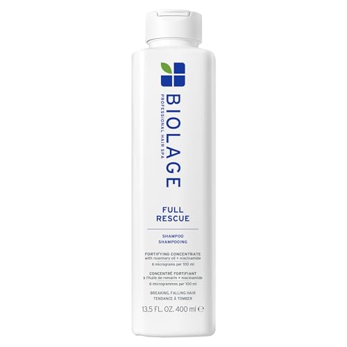 Biolage Full Rescue Fortifying Shampoo, Increases Resistance to Hair Fall, Enriched With Rosemary Oil & Niacinamide, For Breaking & Falling Hair, 400ml