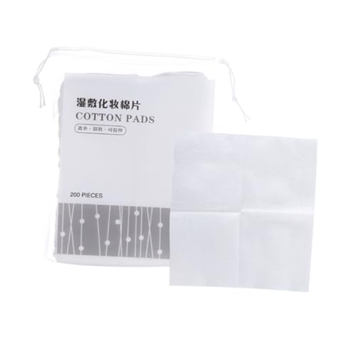 IWOWHERO Stretchable Thin Makeup Cotton Pads for Face Toner and Mask Application Soft Non-woven Cosmetic Pads Lightweight Disposable for Daily Skincare