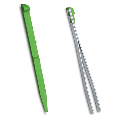 Victorinox Palillo de dientes verde + pinzas de repuesto para cuchillo suizo grande de 91 mm