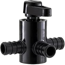 RecPro RV 1/2" Three Way by-Pass Valve | Shut Off Valve for Water Heater