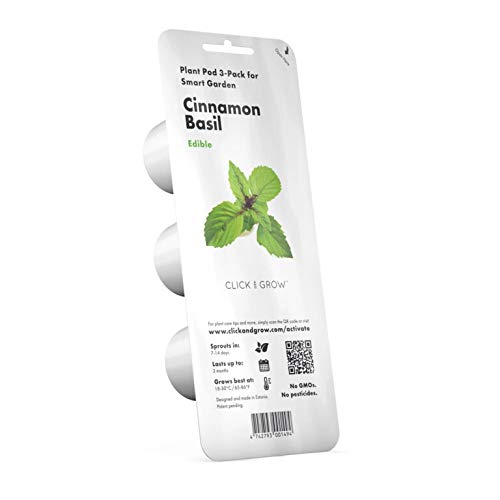 Click and Grow Smart Garden Cinnamon Basil Plant Pods Refill, 3-Pack (B08G8DTQ15) Amazon Price History, Amazon Price Tracker