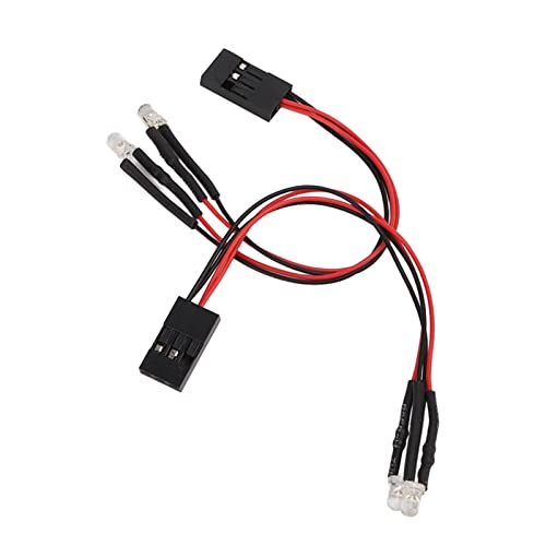 Luces LED coche RC de alta visibilidad para orugas Scx24 a escala 1/24 6