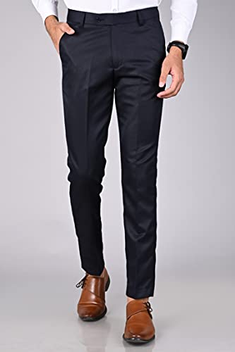 Image of Formal Pants for Men | Men's Slim fit Formal Pant Combo | Non Stretchable Trouser | Office wear Trousers