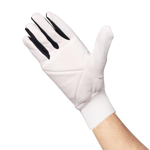 Image of College Wicket Keeping Gloves Inner Gloves Set, White and Black for Men