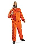 Rubie's mens Psycho Ward Inmate adult sized costumes, Orange, Extra-Large US