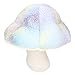 Bnineteenteam Pilz-Spielzeug, Kurzer Plüsch und PP-Baumwoll-Kind-Plüsch-gefülltes Kissen-Spielzeug-Geschenk-Geschenk für Baby-Jungen-Mädchen(Lila Farbe)
