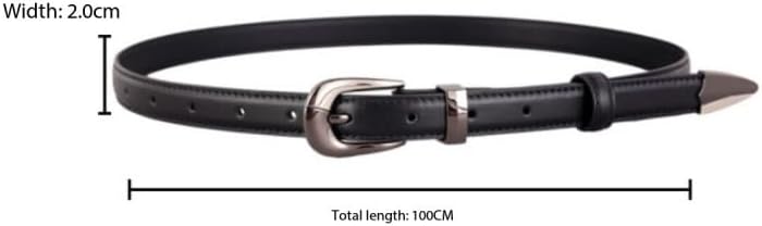 Leather Casual Versatile Silver Buckle Decoration Paired with Suit Jeans Belt