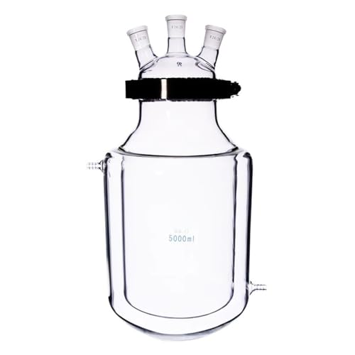 Flacon de réaction laboratoire double enveloppe pour synthèse et chimie