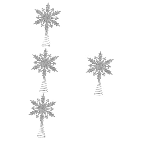 Estrella para árbol de Navidad y adornos brillantes para fiestas festivas 2