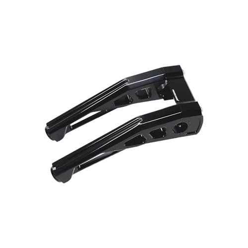 POWERJAMES 21,5 cm de altura para guidão preto com recorte de medidor de instrumento para Harley Dav