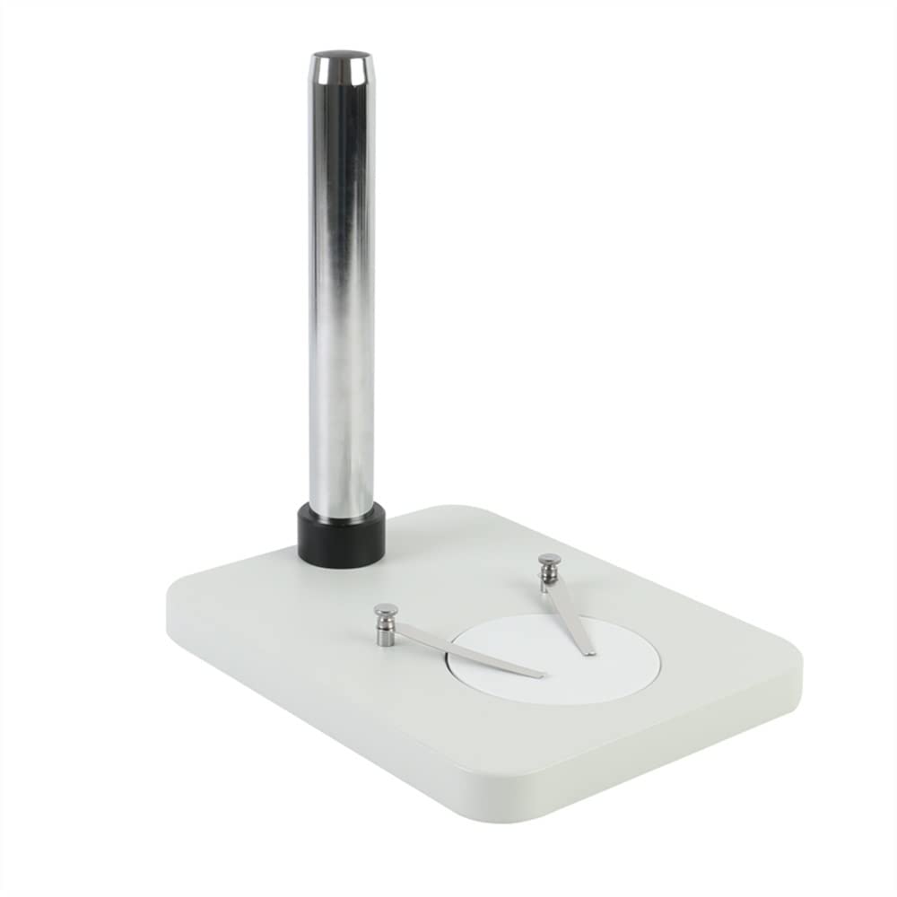 Akcesoria do mikroskopów laboratoryjnych 32 mm filar + uchwyt na podstawę roboczą do trójocznego lornetki stereofoniczny akcesoria do wspornika mikroskopu stereo (Bianco)