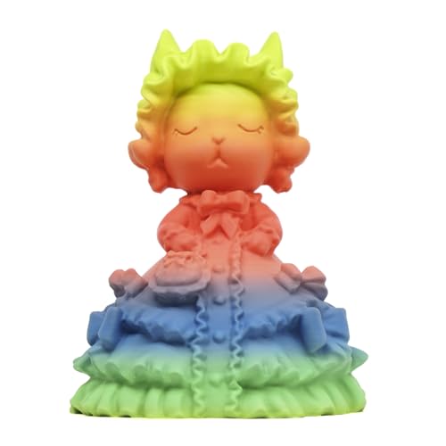 Image of Matte Rainbow Lovebirds PLA 1.75mm 1kg 500mm /s Speed 3D Printer Filament | Matte finish Gradient Blue Green Orange Hide layer Low warp No tangle Color Change 1kg spool 2.2lbs for Bambu Snapmaker AMS