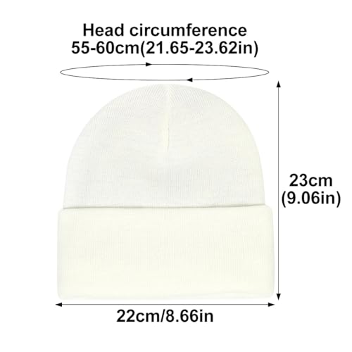 Bonnet unisexe doublé de satin de soie, bonnet chaud d'hiver revers - 3