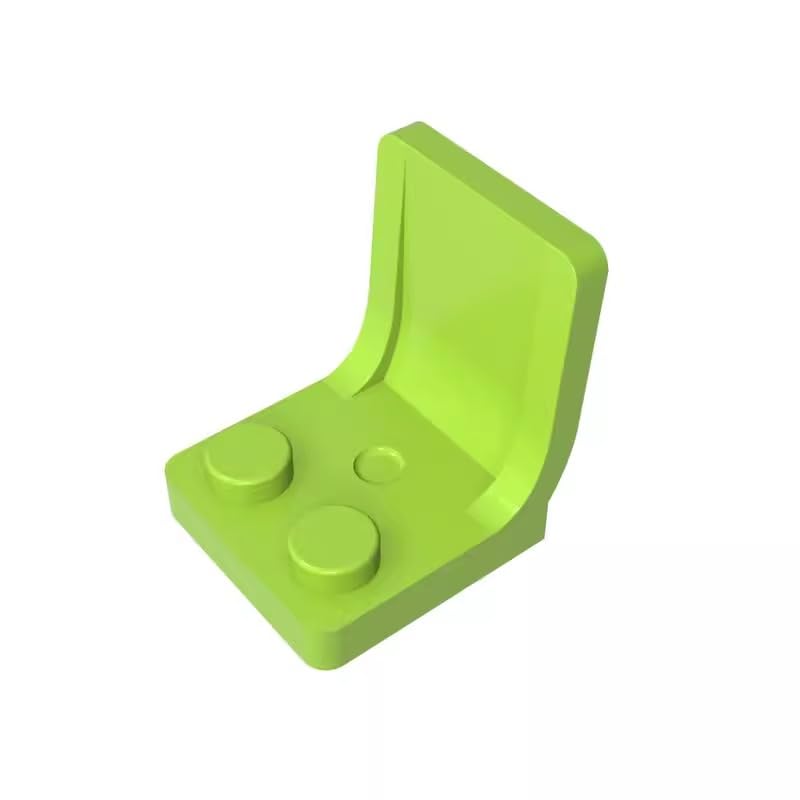 4079 Seat/Chair 2X2 50 Pieces High-Precision MOC Building Bricks Replacement Parts Compatible with Lego bricks GDS-1308 Lime — image 1