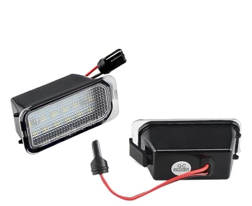 Luces de matrícula trasera LED sin errores para Jaguar XF X250 XJ X351