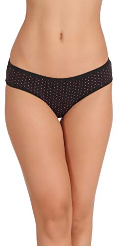 Image of Eve's Beauty Women's Polka Dot Cotton Bikini Panties - Pack of 3