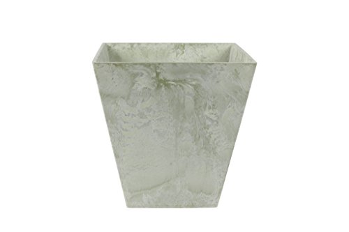 Preisvergleich Produktbild Artstone Pflanzgefäß, Pflanzkübel Ella, frostbeständig und leichtgewichtig, eukalyptus, 35x35x34 cm, 135659