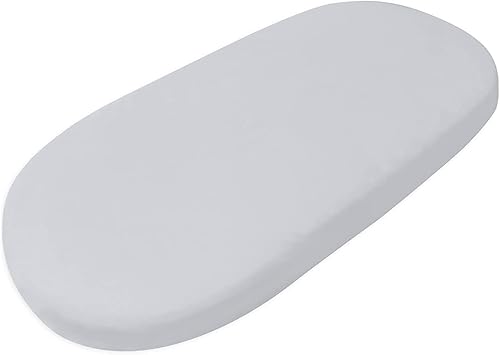 Miniatura 6 de Sábana bajera ajustable para cuna para bebé de 15 x 30 pulgadas, se adapta a SNOO Smart Sleeper Motions, Stow and Go, Rock with Me, moisés Dream On