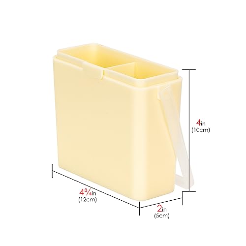 Image of Brush Washing Bucket, Plastic Triple Detachable Pen Cleaner, Watercolor Art Paint Storage, Multifunction Paint Brush Washing Bucket with Handle for Watercolor Outdoor Indoor Painting