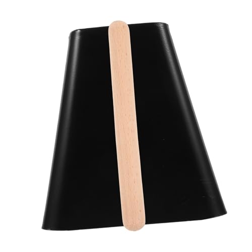 KONTONTY Campanaccio Metallico Rumoroso 4 Pollici per Partite di Football, Strumento Musicale per Ragazzo Ragazza e Percussione Portatile per Eventi Sportivi e Tifo Sul Palco