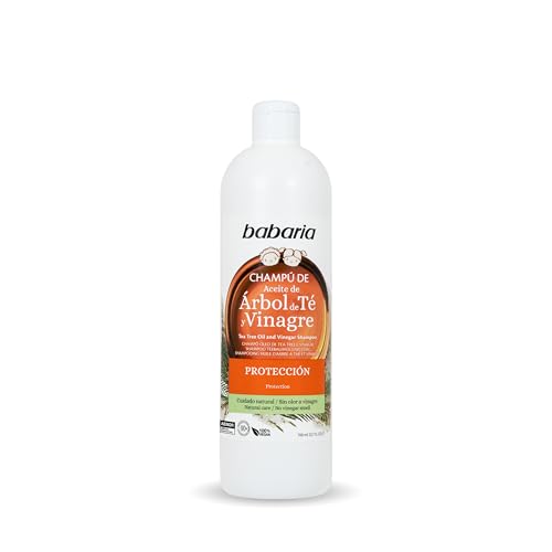 Babaria - Shampoo Enfants Avec Arbre À Thé Et Vinaigre 700Ml | Sans Odeur | Prévient Les Problèmes Liés Aux Environnements Surpeuplés Comme Les Écoles Et Garderies | 700 Ml