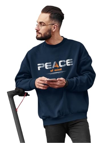 Image of Men Regular Fit Crew-Neck Sweatshirt