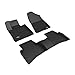 3D MAXpider All-Weather Floor Mats for Hyundai Tucson 2019- 2021 Custom Fit Car Floor Mats Liners, Kagu (1st & 2nd Row, Black)