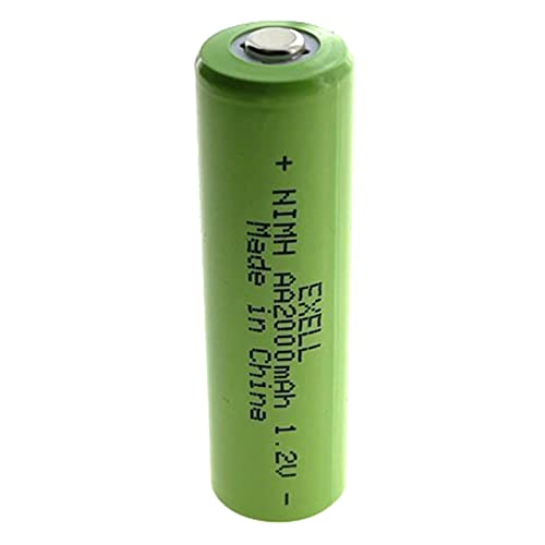 Exell Aa Size Rechargeable Battery 2100Mah Nimh 1.2V Button Top For Use With Static Applications (Telecoms, Ups And Smart Grid), Radio Controlled Devices, Electric Tools, Data Meters #TOP24