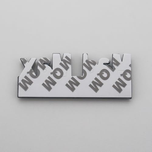 Image of 2Pc Madmax Edition Emblem 3D Badge Stickers with Double Tape for Cars, Trucks, Motorcycles, Boats (Chrome Red)