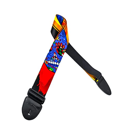 Walker & Williams TS-13 Day Of The Dead Skull Guitar Strap