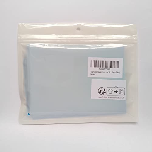 Women’s Solid Color Square Scarf Neckerchief (Blue)4