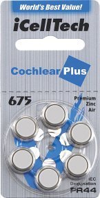 iCell Tech Size 675 Implant Batteries (60 batteries) by I Cell Tech