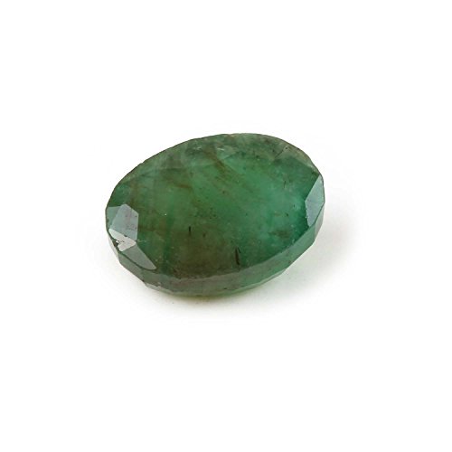 Émeraude naturelle ovale de Zambie : sublimez vos créations de bijoux avec cette gemme pure