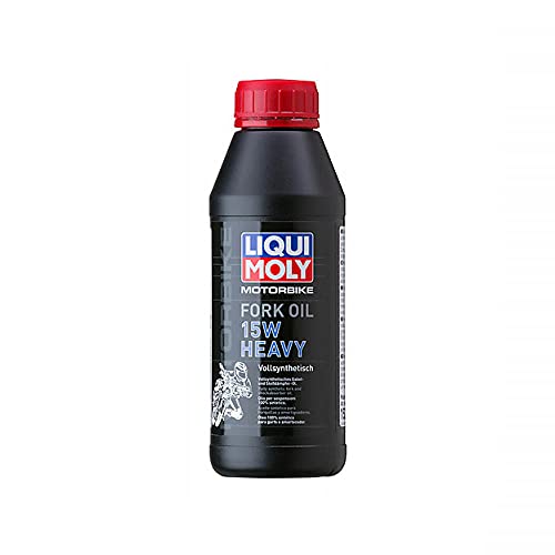 LIQUI MOLY Motorbike Fork Oil 15W Heavy, 500 ml, Aceite de horquilla de moto, SKU: 5954