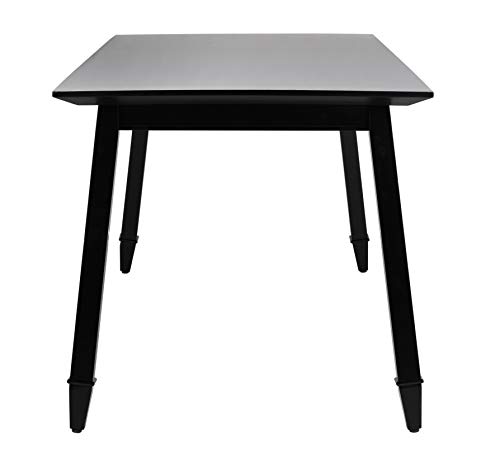 Safavieh Home Collection Brayson Modern Black Rectangle Dining Table #TOP4