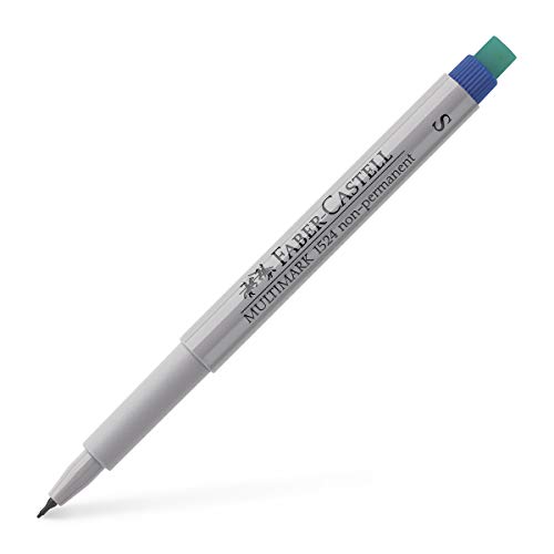 Faber-Castell 152451 - Marker Multimark S, non-permanent, blau, 1 Stück