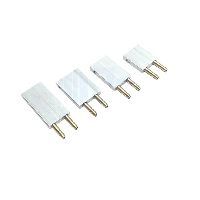 Aluminum ESC Heat Sink, Water Cooling Plate for RC Boat Motor Controller(50.5x25)