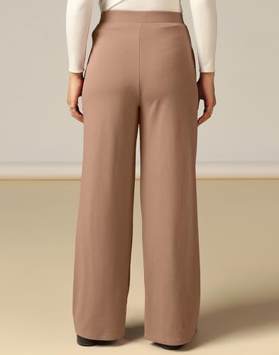 Image of SIRIL Women's Polyester Solid Regular Fit Trouser Pant for Office, College & Events Formal Casual Daily Use