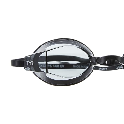Image of TYR Adult Black Ops 140 EV Goggles - Racing Performance Swim Goggles | Low Profile Drag Reduction | 140-Degree Peripheral View | Durafit Silicone Gaskets | 4 Removable Nosebridges