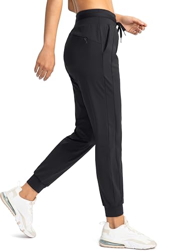 G Gradual Women's Joggers Pants with Zipper Pockets High Waisted Athletic Tapered Sweatpants for Women Workout Lounge2