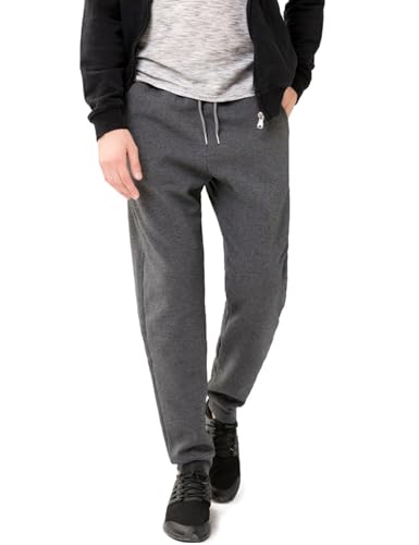 Flygo Men's Fleece Lined Sherpa Sweatpants Winter Warm Pants Jogger Lounge Athletic Pant with Pockets