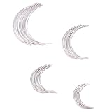 OSALADI 200Pcs Eye Needles C Type Curved Sewing Needles for Crafting Weaving and Repair Includes Durable and Versatile for All Your