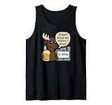 Elch Emil wandert durch Österreich Souvenir Design