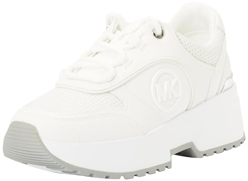 Michael Kors Damen Percy Trainer Sneaker, Optic White, 40 EU