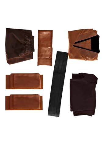Xcdahail XCD-521 Kids Jedi Costume Robe Boys Jedi Tunic Cloak Knight Costume Obi Wan Kenobi Halloween Outfit 6 Years And Up Brown thumb #2