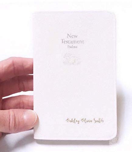 Personalized Engraved Baby Bible (White)