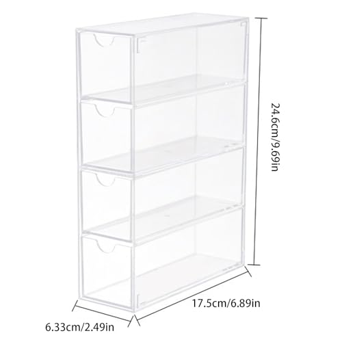 Boîte de rangement pour lunettes anti-rayures pour organiser une coiffeuse encombrée