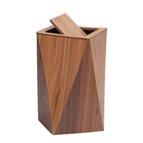 Caneca de Basura Decorativa de Madera 14 L miniatura 1